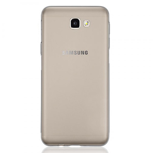 Samsung Galaxy J5 Prime (G570) Kılıf Soft Silikon Şeffaf-Siyah Arka Kap…