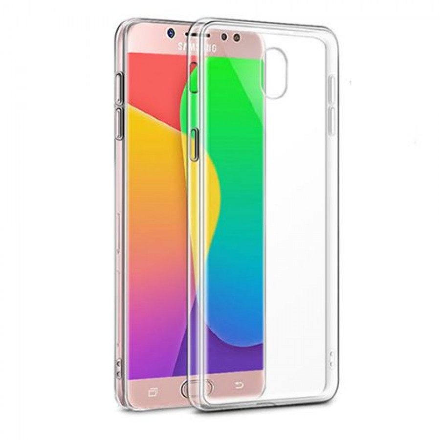 Samsung Galaxy J7 Pro (J730) Kılıf Soft Silikon Şeffaf Arka Kapak