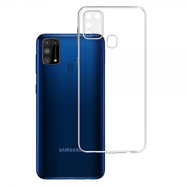 Samsung Galaxy M31 (M315) Kılıf FitCase Toz Koruma Tıpalı Şeffaf Arka…