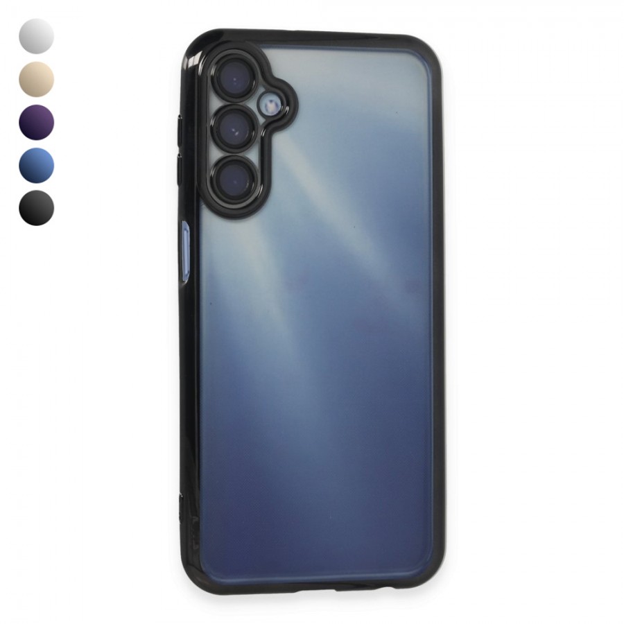 Samsung Galaxy M34 5G Kılıf Razer Lens Çerçeveli Silikon Kapak