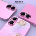 Shaza iPhone 16 / iPhone 16 Plus Safir Kamera Lens Koruyucu 3lü Set