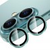 Shaza iPhone 16 / iPhone 16 Plus Safir Kamera Lens Koruyucu 3lü Set