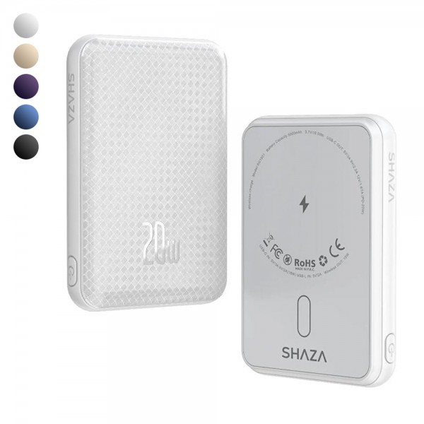 Shaza SG1501 Magnetic 5000 mAh Kablosuz Wireless Powerbank…