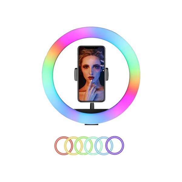 Soft Ring Light MJ30 12" 30cm RGB LED Halka Işık Tripodlu Selfie I…