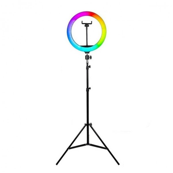 Soft Ring Light MJ33 13" 33cm RGB LED Halka Işık Tripodlu Selfie I…