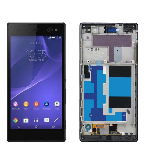 Sony Xperia C3 D2533 LCD Ekran Dokunmatik Çıtalı Siyah…