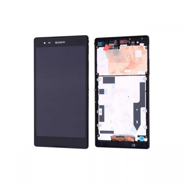 Sony Xperia T2 Ultra D5303 LCD Ekran Dokunmatik Çıtalı Siyah…