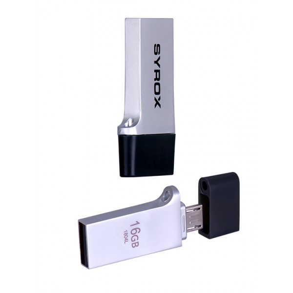 Syrox OTG16 Micro USB + USB Flash Bellek OTG 16GB…