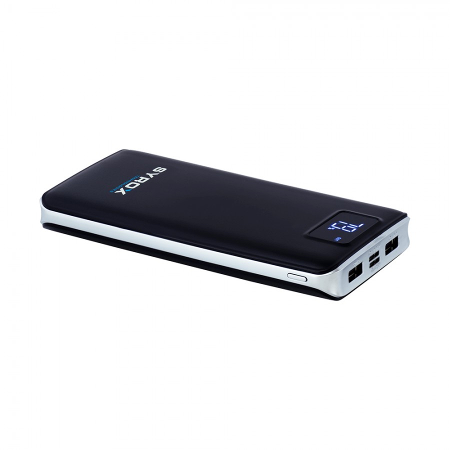 Syrox PB107 Powerbank Taşınabilir Batarya Ekranlı 20000 mAh Siyah