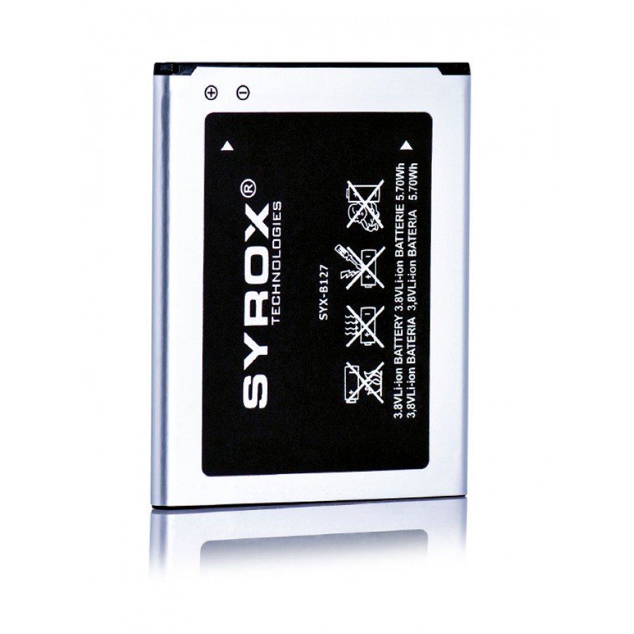 Syrox Samsung Galaxy S3 Mini (I8190-I8200) / J1 Mini Batarya 1500 mAh B127