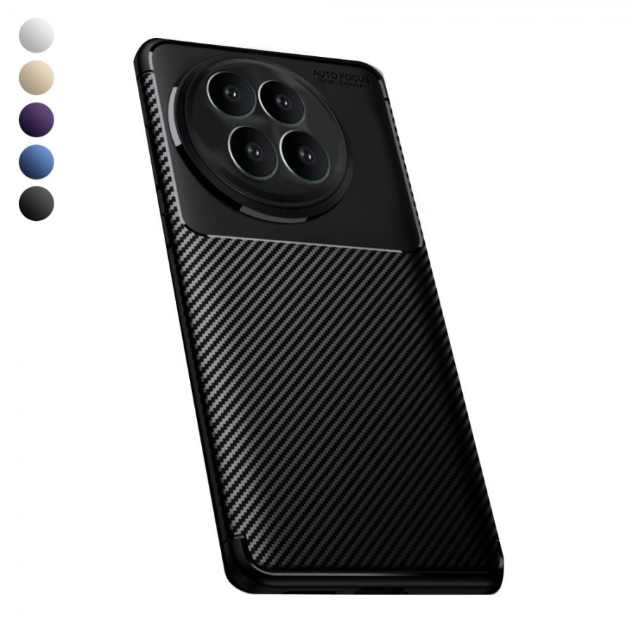 Tecno Spark 30 Pro Kılıf Focus Carbon Silikon Kapak