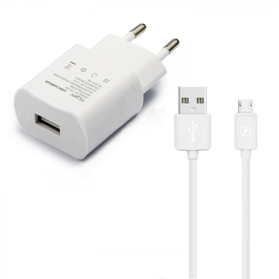 Tiger Şarj Aleti ve Micro USB Kablo Set 2.1A TTC-931