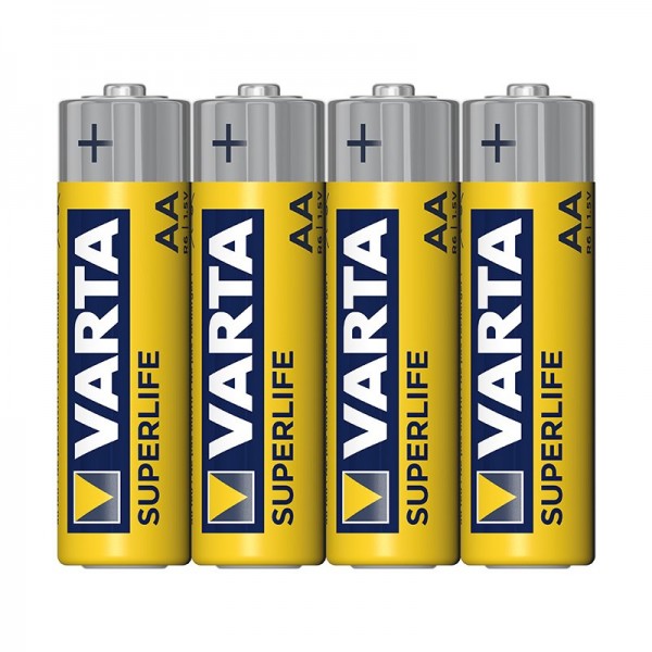 Varta Superlife Çinko R6 1.5V Zinc Carbon AA Kalem Pil 4 Adet…