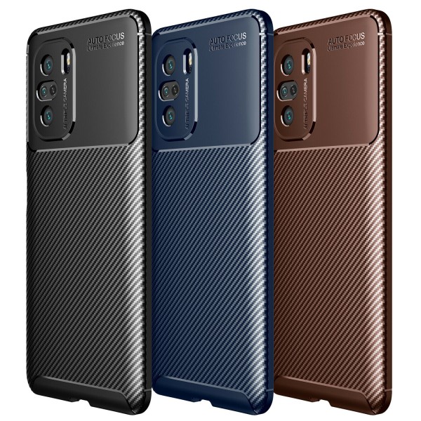 Xiaomi Poco F3 Kılıf Focus Carbon Desen Silikon Arka Kapak…