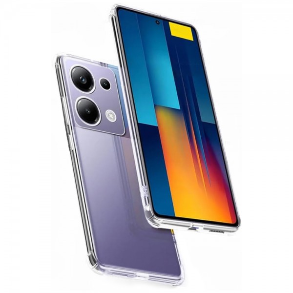 Xiaomi Poco M6 Pro Kılıf Kamera Korumalı Silikon Şeffaf Kapak…