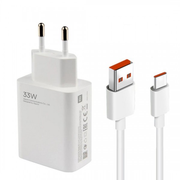 Xiaomi Power Adapter 33W 3A Şarj Aleti ve Type-C Kablo Set…