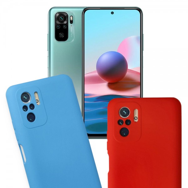 Xiaomi Redmi Note 10 / Note 10s Kılıf Kamera Korumalı Lansman Silikon K…