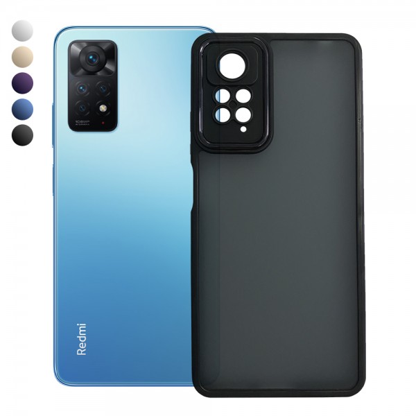 Xiaomi Redmi Note 12 Pro Kılıf Freya Lazer Lens Kamera Çerçeveli Silik…