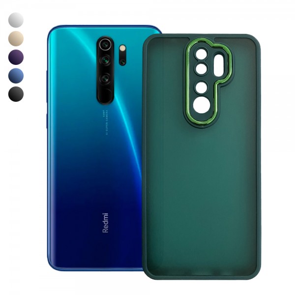 Xiaomi Redmi Note 8 Pro Kılıf Freya Lazer Lens Kamera Çerçeveli Siliko…